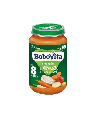 BOBOVITA Indyk w ziołach z warzywami po 9 m-cu - 190 g - cena, opinie